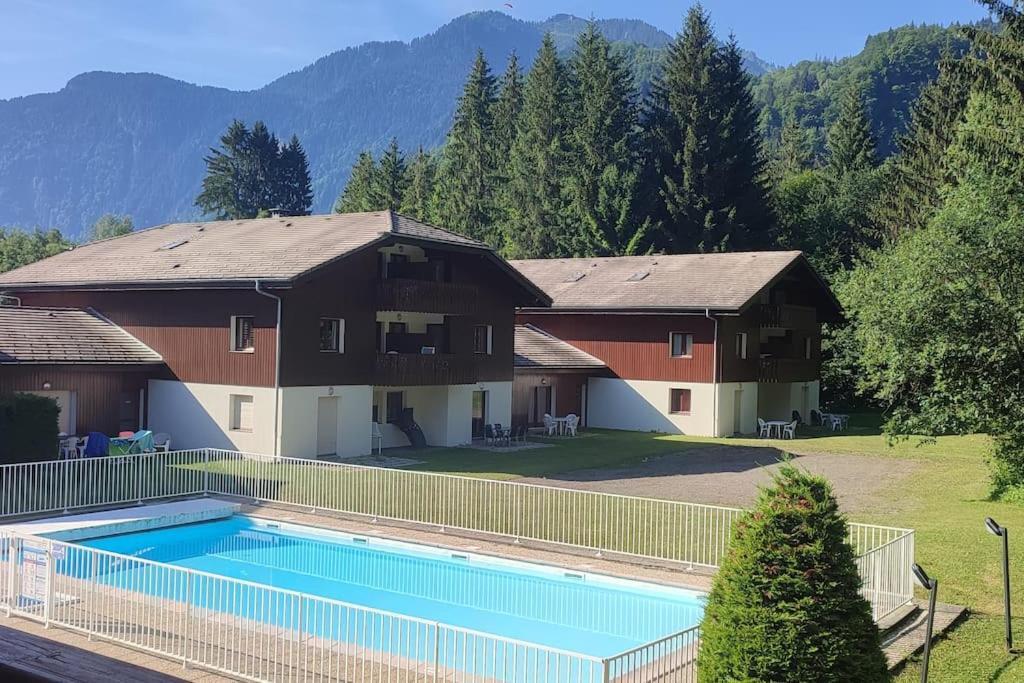 Samoens Residence Grand Tetras 4 Personnes Piscine Dış mekan fotoğraf